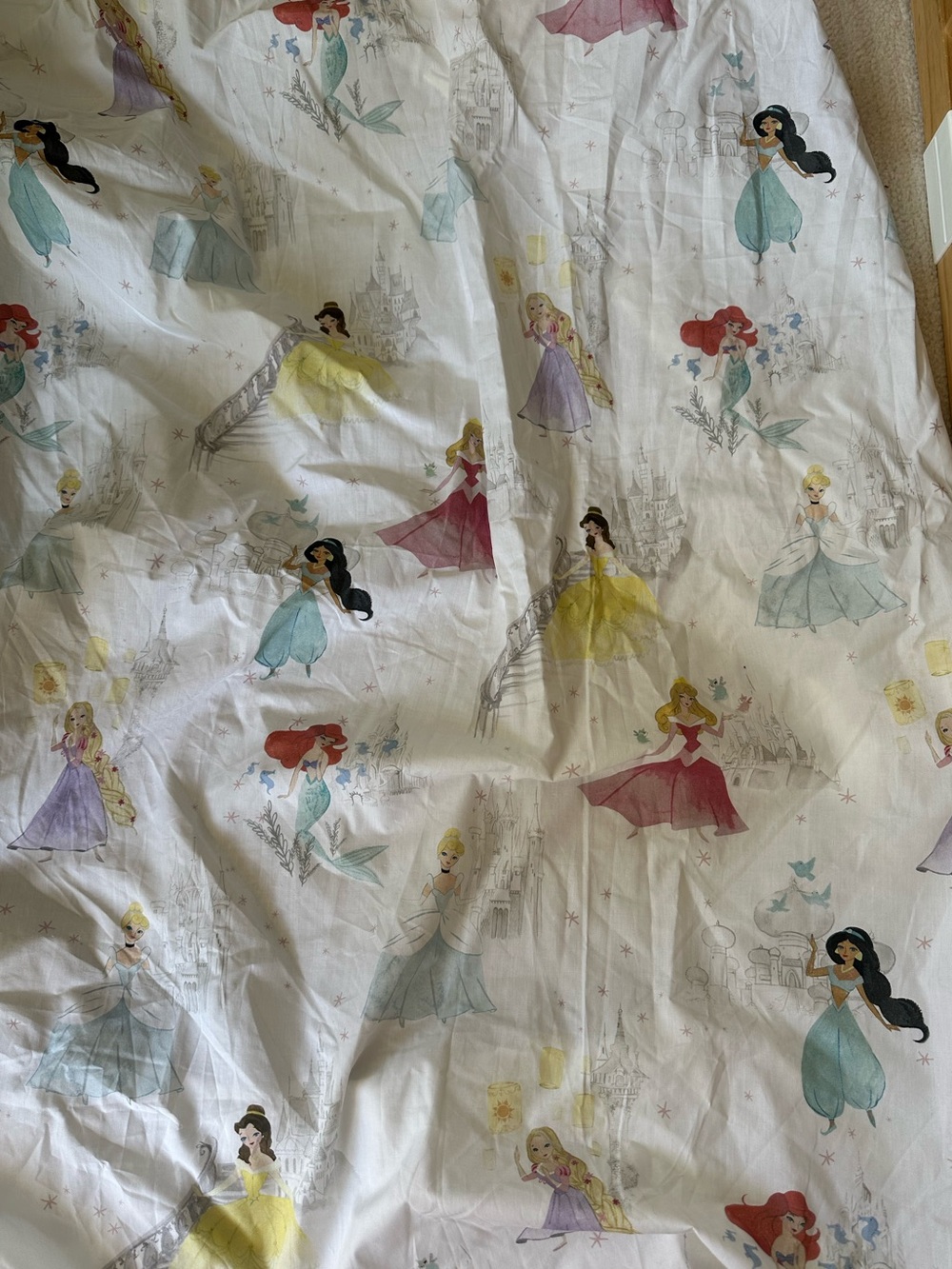 Pottery Barn Kids Disney Princess Crib Fitted Sheet